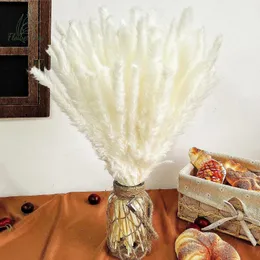 Flores decorativas naturais pampas grama seca pequena cana phragmites ramo natal jardim casamento outono decoração diy boho decoração de casa