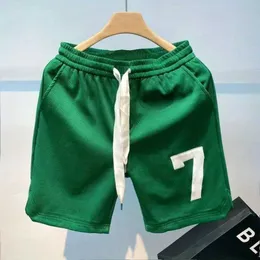 Underpants Summer Men Short Print Drawstring Streetwear Sports Vintage Length Wide Leg Trousers Casual Straight Basketball Outdoor ShortsL1218