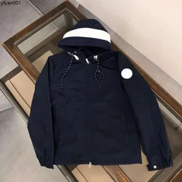 Diseñador Cremallera Carta Chaqueta con capucha para hombre Diseñador de lujo Rompevientos Abrigo con capucha informal Chaquetas de primavera y otoño