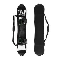 Ski Snowboard Bags Ski Snowboard Bag Scratch-Resistant Carrying Bag Monoboard Plate Protective Case Skiing Snowboarding Snowboards Skis Carry Bag 231218