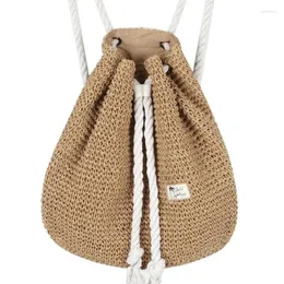 학교 가방 Weysfor Summer Straw Bag 여성 배낭 패션 패션 Rucksack weaved weaved weaved weaved weaved weaved weaved