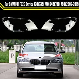 Car Headlamp Lens Glass Shell Lamp Lampshade Headlight Cover for F01 F02 7 Series 730i 735i 740i 745i 750i 760i 2009 ~ 2015