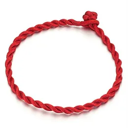 Pulsera de hilo rojo de la amistad, pulsera simple y pequeña para mujeres, hombres, bebés y niños, pulsera de buena suerte 264v