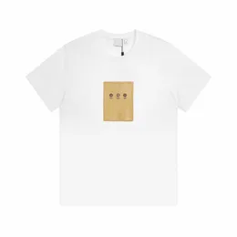 Designer camiseta verão simples carta manga curta solta casual top homens e mulheres com o mesmo casal camiseta