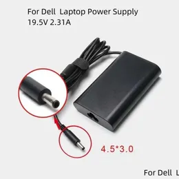 ラップトップアダプター充電器19.5V 2.31A 45W ACアダプター電源Dell Inspiron 153552 HK45NM140 LA45NM140 HA45NM140 KXTTWバッテリーOTWTV