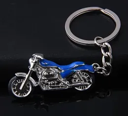 Bag delar Tillbehör Mountain Motorcykelhängen Keychain Model Car Key Holder Color Metal Charm 3D Crafts Chain 1729 231219