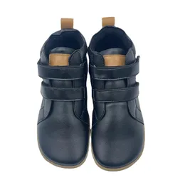 Boots TipsieSieSoes Top Barefoot Leather Baby Baby Girl Boy Boy Shoe for Fashion Spring Autumn Winter Boots Over Over Toe Box 231218