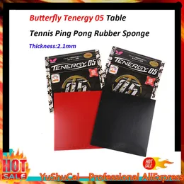 Sets Table Tennis Sets Butterfly 05 Table Tennis Racquet Rubber skin Ping Pong Sponge 2.1mm Reverse Adhesive Racket Cover Training Acce