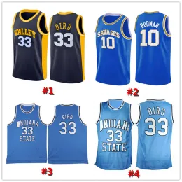 CUSTOM Dennis 10 Rodman College Basketball Jersey Indiana State University Wilde High School Valley High School Kyrie Irving David 50 Robi