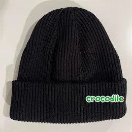 Designers de mode entiers Bonnet Bonnet Bonnets Classiques Chapeaux Hommes Hiver Chaud Casquette Hommes Chapeaux Crocodile Broderie Femmes Casquett268S