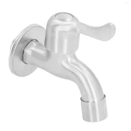 Bathroom Sink Faucets Anti Explosion Water Valve G1/2 Inch DN15 Male Thread Faucet 304 Stainless Steel Thickened Tap