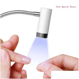 Secadores de unhas Secadores de unhas Luz de secagem rápida LED Lâmpada DIY Mini Potherapy USB Secador Manicure Ferramentas de arte para unhas de gel 231020 Drop Delivery Dhgo1