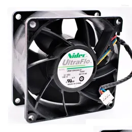 Fan Soğutma Bilgisayar Markası Orijinal V80E12BS2A5-57 8CM 8038 80X80X38MM DC12V 1.95A Buzdolabı Sunucusu Soğutma Fan Damla Teslimat Com OTMG7