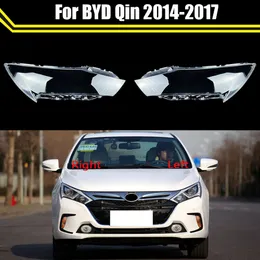 Auto Scheinwerfer Glas Lampe Transparent Lampenschirm Shell Scheinwerfer Abdeckung für BYD Qin 2014 2015 2016 2017 Auto Licht Gehäuse fall