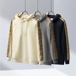Mode hoodies mens kvinnor designer hoodie ny reflekterande brev avslappnad vävd bälte lös slinghuv för män och kvinnor kläder plus size sweatshirt size s m l xl