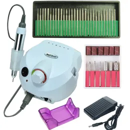 Tillbehör 35000/20000 RPM Electric Nail Drill Machine Set Mill Cutter Bits For Manicure Pedicure Gel Cuticle Drill File Strong Equipment