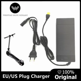 Acessórios originais eua ue pg peças de carregador de scooter elétrico para mercane roda larga 100240v ac dc adaptador acessórios253e