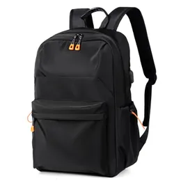 School Bags Polyester Men's Backpack Large Capacity Student Schoolbag Laptop Bag Waterproof Travel Backpack 231219