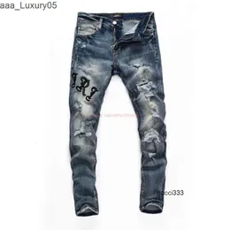 Брюки AM Slim amis imiri amiiri amari Дизайнерская одежда es Jeans Denim amirl New es Fashion Модные мужские джинсы amirlies Fit am Small Foot Pants Эластичные брюки для стирки T 3MCB