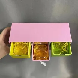 مجموعة العطور مزيل العرق لمجموعة العطور Miss No.5 Eau Tendre Fraiche Pragrance Perfume 3 in 1 Cosmetic Kit with Gift Box for Women LA