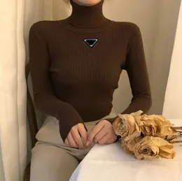 Tasarımcı Kadın Sweaters hırka Örgü Ceket Kazak Yüksek Gömlek Sonu Jacquard Sweater Saf Tişört Sonbahar Kış Örgü Yüksek Kaliteli Kadın Giysileri