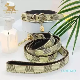 Leashes Luxury Dog Designer Leash Twher for Premium Quality Modern Lead Perfect Small Medium 210911