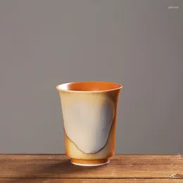 Teetassen - Holz Master Cup Geruch Keramik Retro Kleine persönliche Single-Männer-Probe