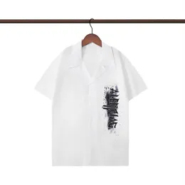 2024 Luxurys DesignerMen Frauen Freizeithemden Sommer Hawaii-Stil Knopf Revers Kurzarm Übergroßes Hemd Blusen Tops Marke Lose Top Hemden M-3XL