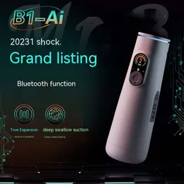 Bluetooth-Lautsprecher, einziehbarer Flugzeugbecher, echte Person, interaktive Stimme für Männer, Masturbation, Erwachsenenprodukte