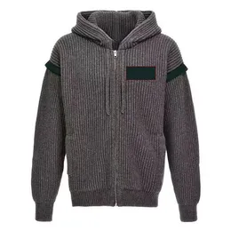 Giacca da uomo con cerniera Giacca con cappuccio Primavera Autunno Stile Uomo Maglione Cappotto Maniche a righe Designer Maglioni Capispalla Top Cappotti Taglia S-5XL