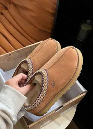 Tasman Pantoufles En Fourrure De Châtaigne Diapositives En Peau De Mouton Shearling Tazz Mules Classiques Femmes Hommes Ultra Mini Plateforme Botte Chaussures À Enfiler En Daim Upperq Tendance De La Mode 28ess