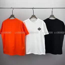 23SS Tasarımcı Mektup Baskı Tişörtleri Tee Sweatshirt Moda Yüksek Sokak Kısa Kollu Yaz Günlük Tişört Nefes Alabilir Erkekler Kadın Mürettebat Boyun Tees Elbiseleri Wo 12-13