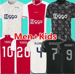 23 24 maglie da calcio TADIC BASSEY BERGHUIS Terzo kit nero KLAASSEN BERGWIJN MARLEY 2023 2024 magliette da calcio uomo bambini uniformi CRUYFF