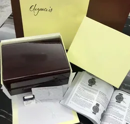 Designer Watch Boxes Blrown Case Zielone torba Solid Drewno Watch Box Pakowanie Pakiet Pakiet Pakiet Pakiety Oryginalny licznik z Logo Partia Pracy i Certyfikat Najwyższa jakość