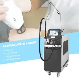 O mais novo sistema de resfriamento criogênico 755nm 1064nm Alexandrite Laser depilação alexandrite Nd Yag dispositivo permanente máquina de rejuvenescimento da pele