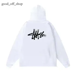 Stuusss Hoodie 남자 후드 스웨트 셔츠 디자이너 및 여성용 멍청함 인쇄 BAPE 티셔츠 크루 넥 점퍼 W 562V 810