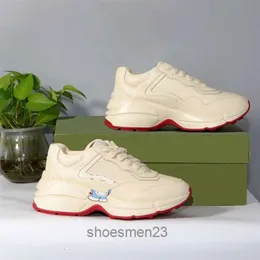 المصمم أحذية رياضية Rhyton أحذية عارضة الرجال نساء خمر الأب Daddy Sneaker العلامة التجارية سيدة الأحذية الفاخرة المدربين العداء