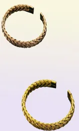Нержавеющая сталь 316l, ed-цепочка, проволочные браслеты, мужские браслеты золотого цвета с открытыми манжетами, браслеты, мужские ювелирные изделия9586169