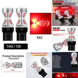 Neue dekorative Lichter 2 Stück Auto LED Bremslicht Blub Lampe W21/5W 580 7443 T20 Canbus für Mazda 2 3 5 6 Axela RX-8 CX-3 CX-5 CX-7 Miata MPV MX-5 Miata