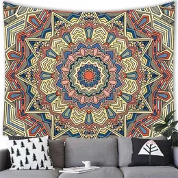 Tapeçarias mandala tapeçaria parede pendurado totem bohemia mandragora decoração festa para casa quarto decorações