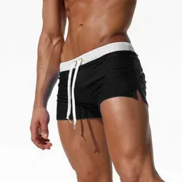 アンダーパンツ新しい水着の男性セクシーな水泳トランクスンガホット水着メンズスイムブリーフビーチショーツ