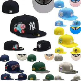 Najnowsze wysportowane czapki z kapeluszami baskbal męski haft haftowy czapki caps cała drużyna na zewnątrz sportu 7-8