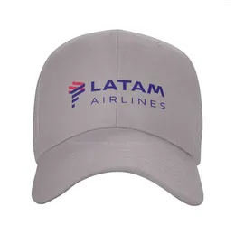 Bonés de bola LATAM Airlines logotipo de alta qualidade boné jeans boné de beisebol chapéu de malha