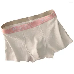 Mutande da uomo boxer in cotone slip a vita media con filo morbido intimo delicato sulla pelle mutandine elastiche leggere e traspiranti