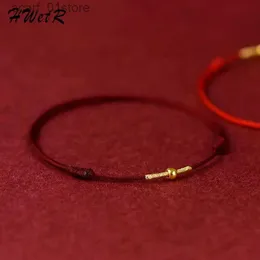 طالخات الأزياء الإبداعية السوار المصنوع يدويًا حبلًا أحمر محظوظًا للرجال RS 'Best Friends' Lucky Bracelet Ankletl231219