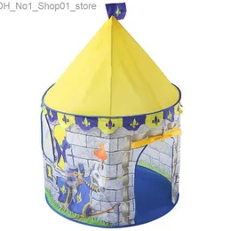 لعبة تلعب لعبة Tent Ball Pool قابلة للطي Tipi Prince Tent Children Boy Girl Cubby Play House Kids Indoor Outdoor Toy Tents Q231220