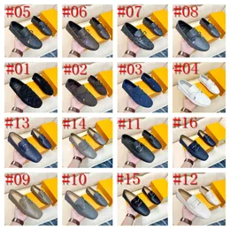 40Model Herren-Loafer für Frühling und Herbst, luxuriöse Herren-Mokassins, Abendschuhe, echtes Leder, flache Herrenschuhe