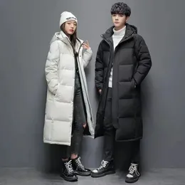 -20 ° C Piumino da uomo giacche lunghe inverno caldo leggero piumino d'anatra bianco cappotti uomo streetwear cappotti abbigliamento donna 231220