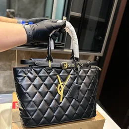 Bolsos de mano femeninos de diseñador de lujo de moda clásica bolso multifuncional de gran capacidad negro caqui tamaños 34*14CM