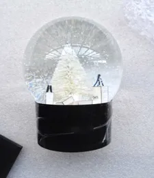 Decorações Cclassics Snow Globe com árvore de Natal dentro de decoração de carros Crystal Ball Novelty Special Christmas Gift With Gift Box